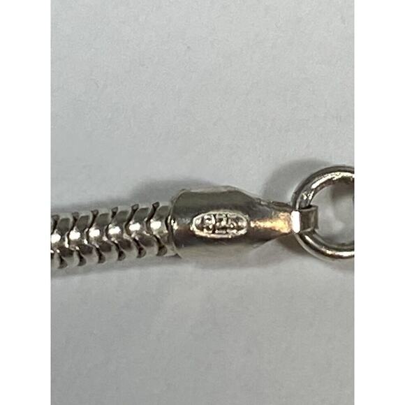 Rutilated Quartz 925 Sterling Silver Teardrop Shaped Pendant Necklace 21” 24.08g - Picture 11 of 16